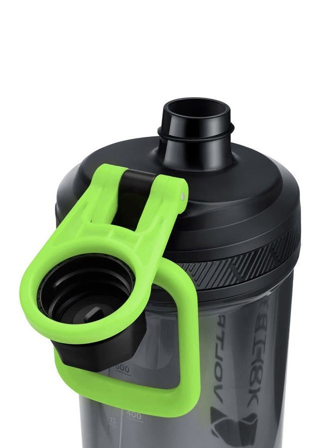 VOLTRX shaker Bottle, Gallium USB C Rechargeable Electric protein shake Mixer, Cups for protein and Meal Replacement shakes, BPA Free, Made with Tritan, 27oz, orange - Image 3