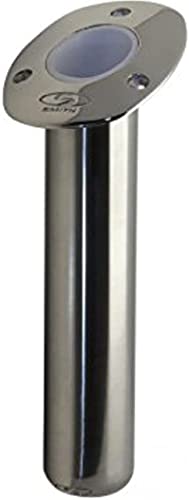 CE Smith - Flush Mount Cast Bottom Rod Holder - Tough Boat Accessories - 30-Degree - Image 1