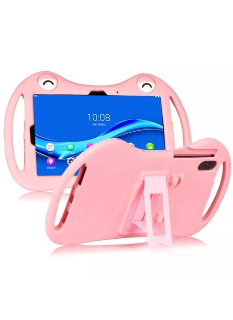 TCL 10 TabMax 4G 9295G Cartoon Silicone Shockproof Protective Tablet Case Pink