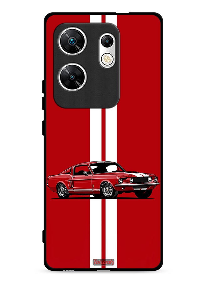 Tolwak Infinix Zero 30 4G Protective Case Cover Vintage Car Abstract Art - Image 1