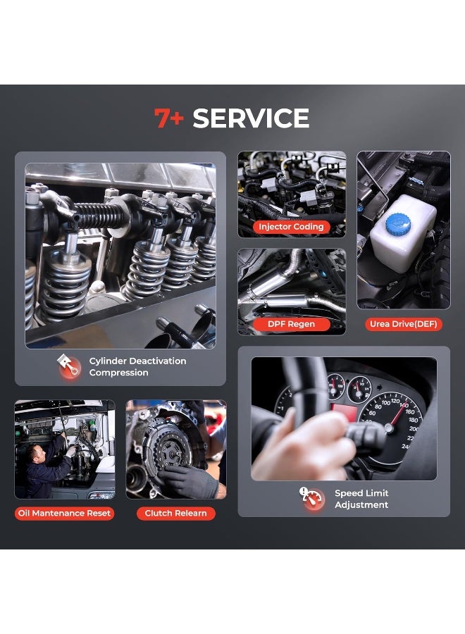 LAUNCH CRP129 HD Heavy Duty Truck Scanner - Image 5