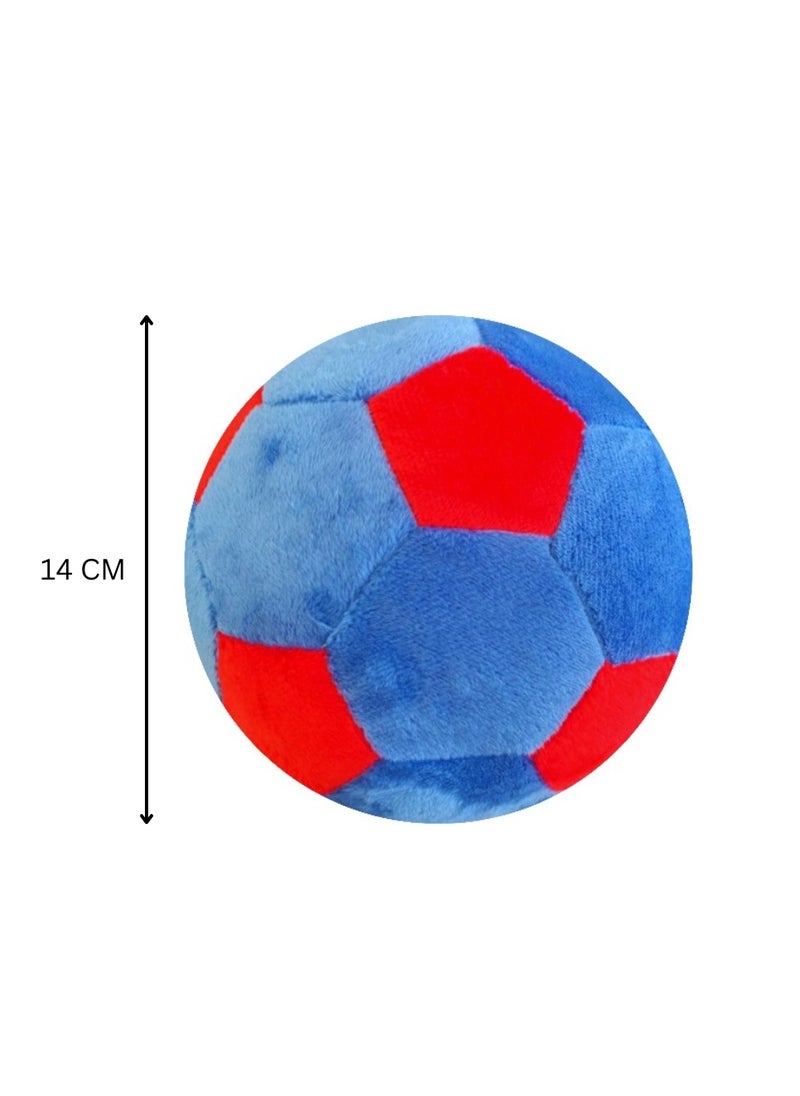 ALLKING Baby soft toys ball, Soft Soccer Ball, Durable Football Fluffy Toy, Soccer ball Gift for Kids Boy Bab (14cm)  - Image 4