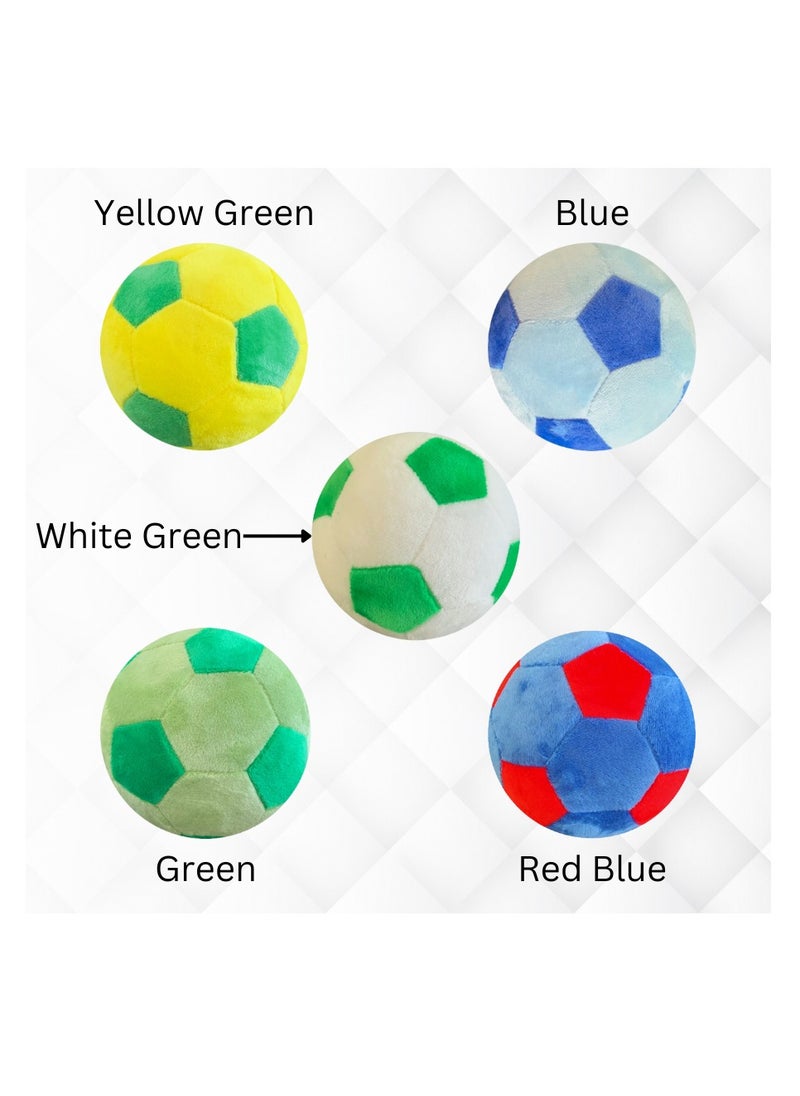 ALLKING Baby soft toys ball, Soft Soccer Ball, Durable Football Fluffy Toy, Soccer ball Gift for Kids Boy Bab (14cm)  - Image 3