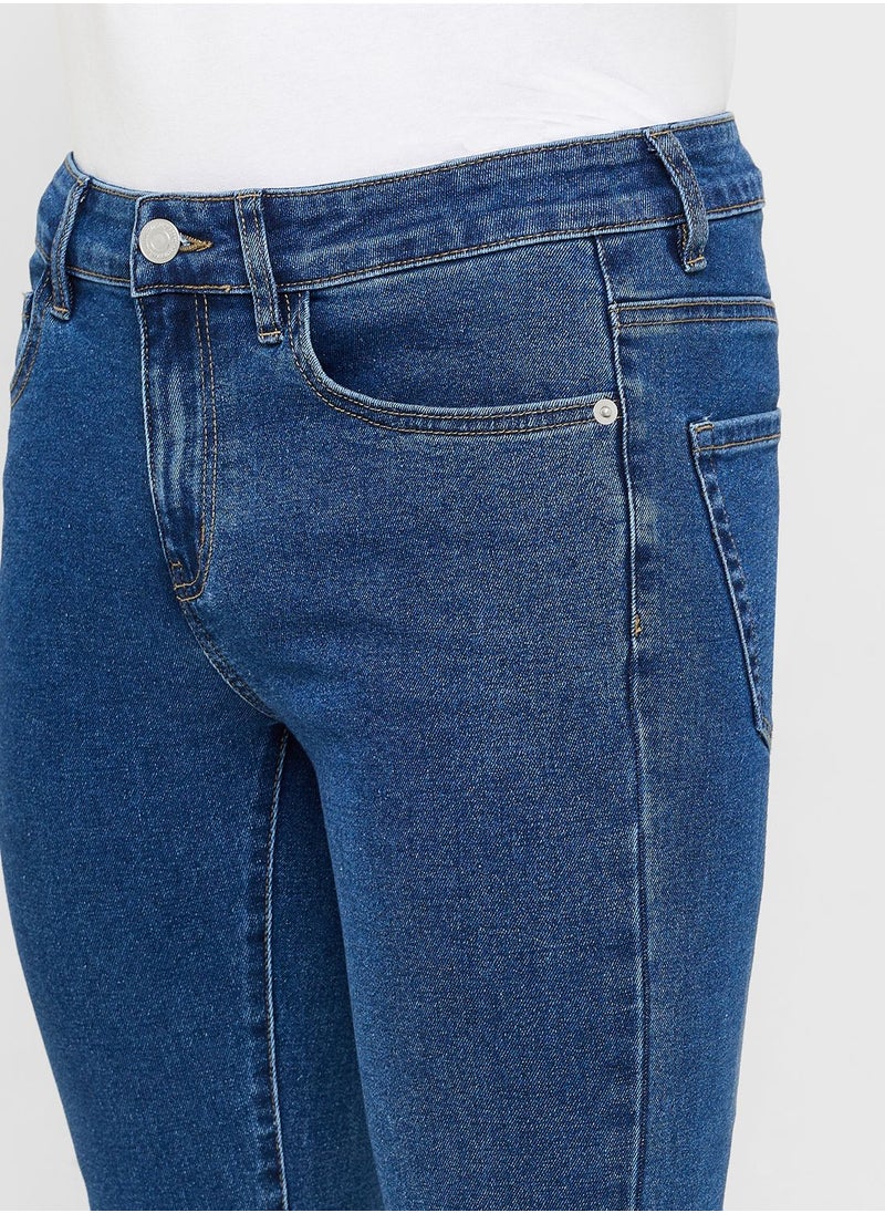 Only & Sons - Mid Wash Slim Fit Jeans - Image 1