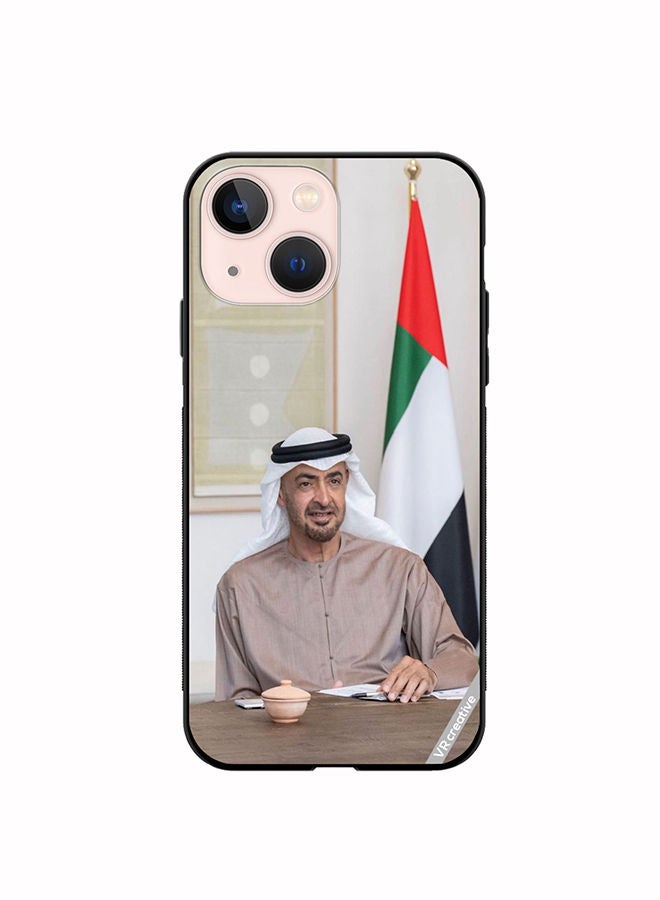 VR CREATIVE Protective Case Cover For Apple iPhone 13 Sheikh Mohamed Bin Zayed Al Nahyan Design Multicolour - Image 1