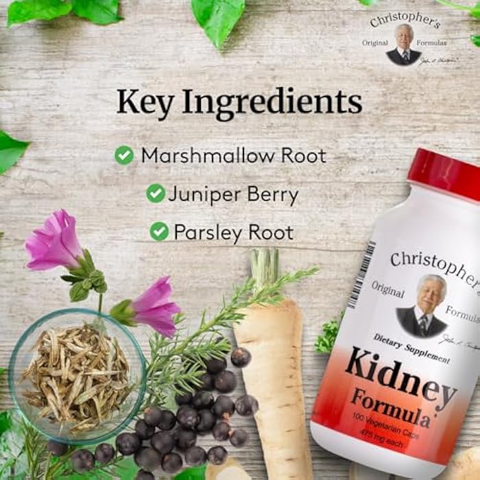 Christopher's Original Formulas Kidney Formula - Kidney Cleanse Detox & Repair Formula - Herbal Blend for Kidney Support - Image 3