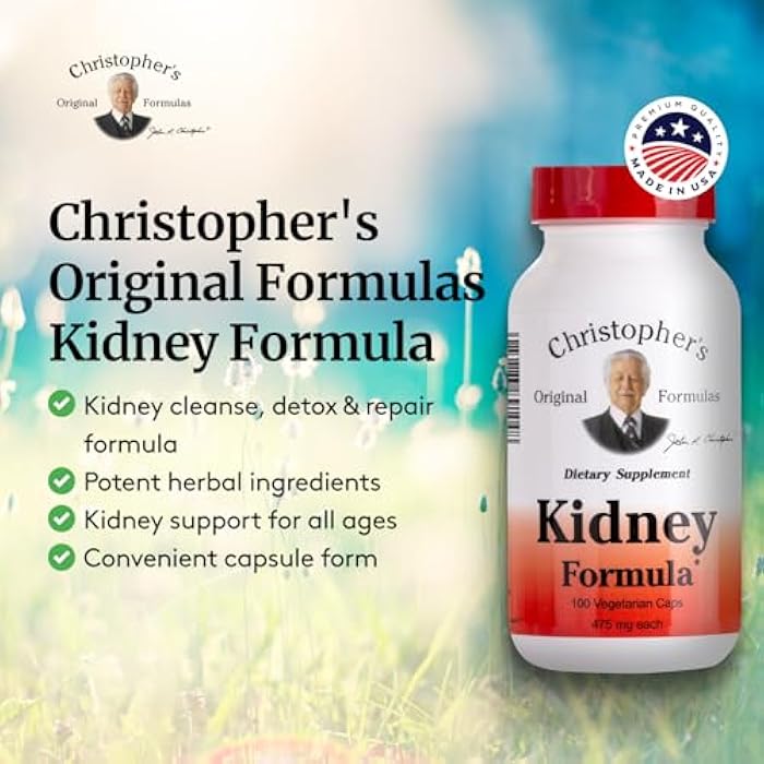 Christopher's Original Formulas Kidney Formula - Kidney Cleanse Detox & Repair Formula - Herbal Blend for Kidney Support - Image 4