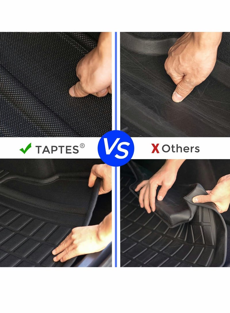 SOLARAE حصيرة صندوق السيارة لطراز تسلا 3، ملحقات داخلية مقاومة للماء وغير قابلة للانزلاق لجميع الأحوال الجوية، متوافقة مع طراز 3 2022 2021 2020 2019 2018 2017 - Image 5