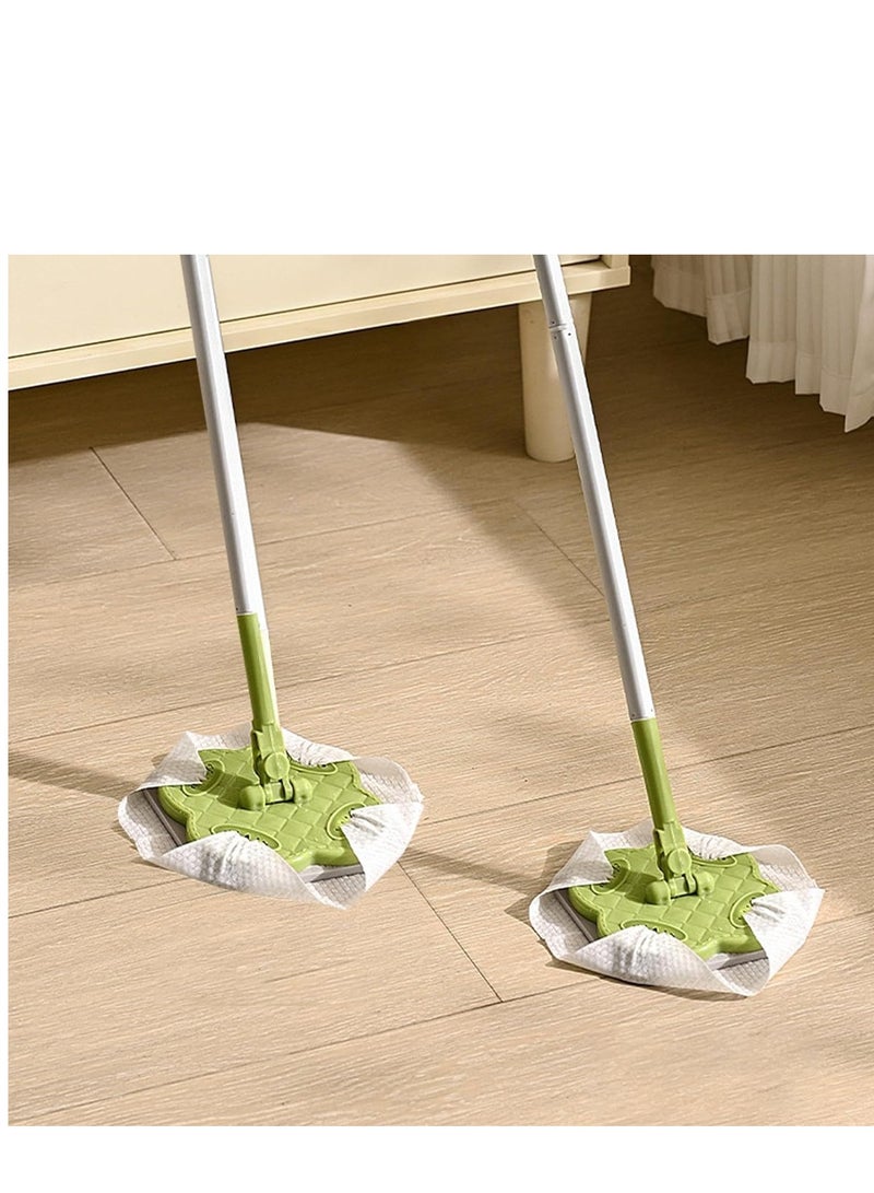 SYOSI Extendable Mop, 360° Rotatable Free Wash Cleaning Mop with Adjustable Long Handle, Multifunctional Wet and Dry Wall Cleaner Mop Tile Floor Cleaning for Hardwood Viny Laminate (44CM-118CM) - Image 4