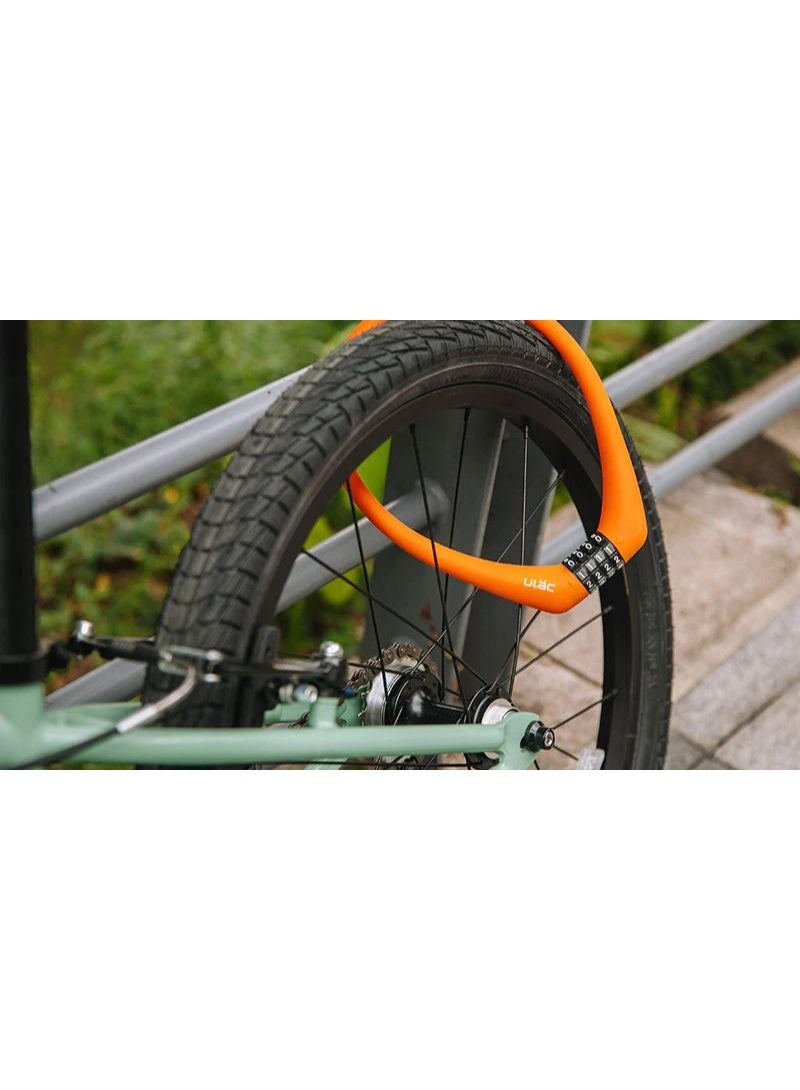 Ulac Prague Si Cable Lock Combo Orange - Image 2