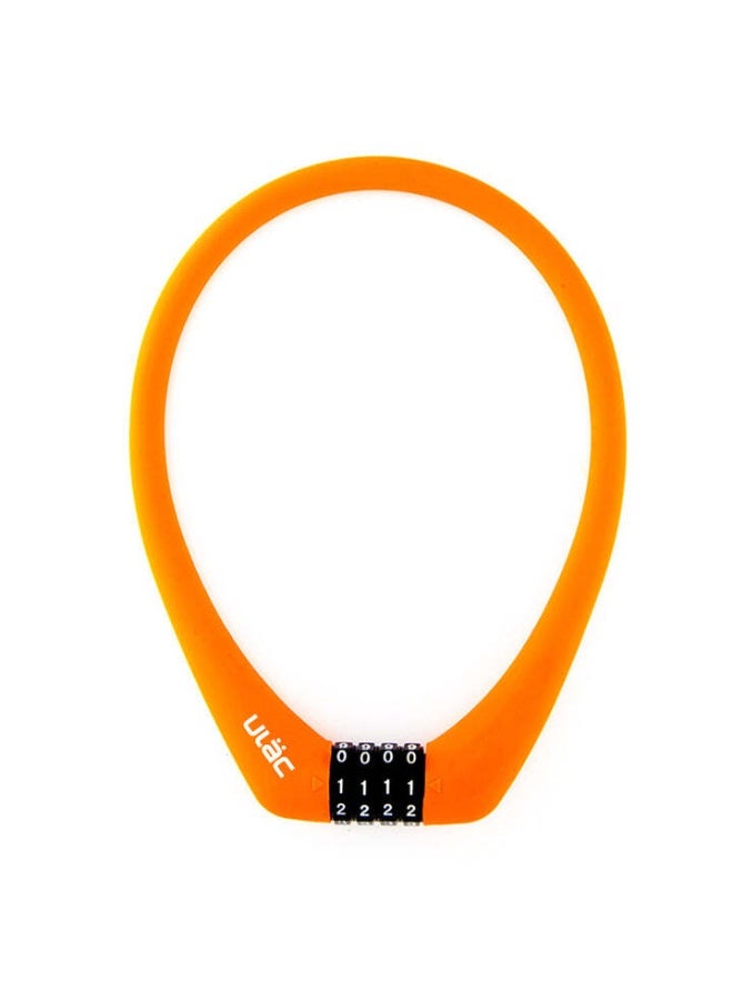 Ulac Prague Si Cable Lock Combo Orange - Image 1
