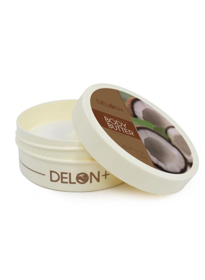 Delon Intense Moisturizing Body Butter, 6.9 Oz (Single) (Coconut) - Image 3