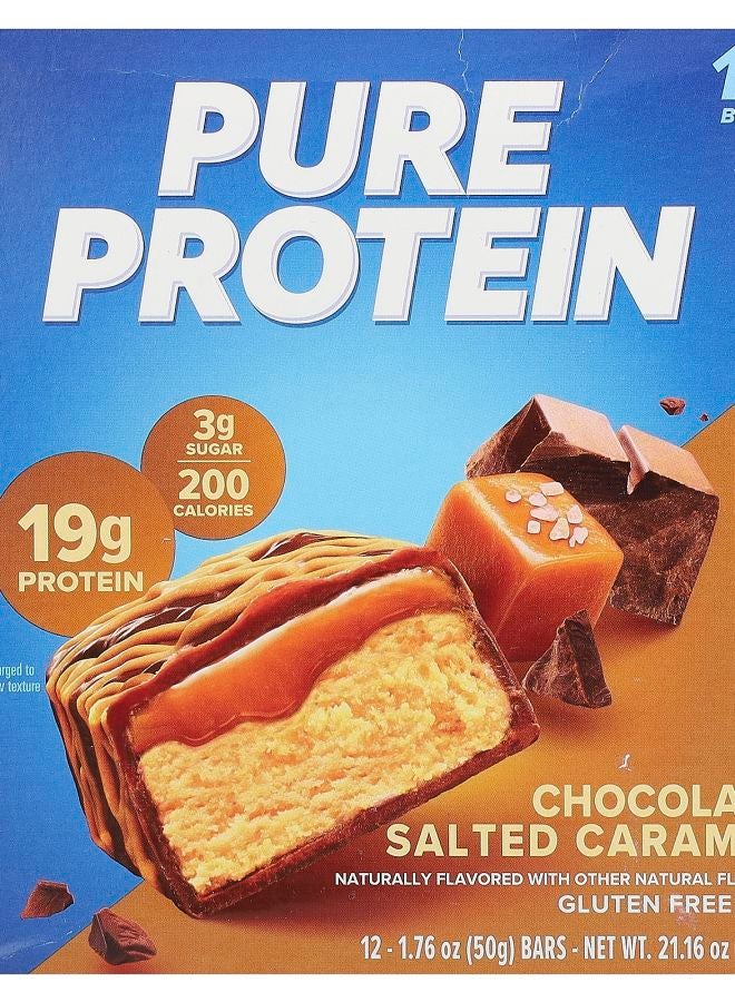 Gluten Free Bar Chocolate Salted Caramel 12 Bars 1.76 oz (50 g) Each
