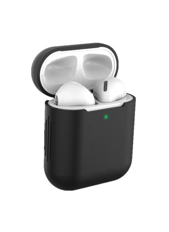 Generic - Airpods Earphone Case Protective Cover For Apple 1/2 Generation Soft Case Universal Wireless Bluetooth Silicone Protective Case-Colour:G-1356-mint Green-Applicable Model:Airpods Universal For First - Image 1
