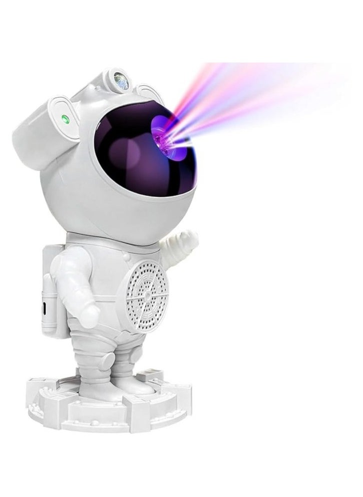 Generic - Astronaut Star Projector Night Light - LED Nebula Display with Built-in Music Player, Remote Control, and USB Powered - Image 1