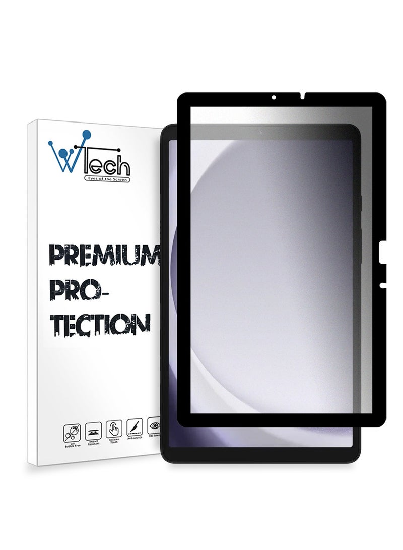 Wtech Samsung Galaxy Tab A9+ / A9 Plus 5G 2023 X210 X215 X216 11.0 Nano Ceramic Full Glue Full Cover Matte Flexible Screen Protector (TSCNMN) - Clear/Black - Image 1