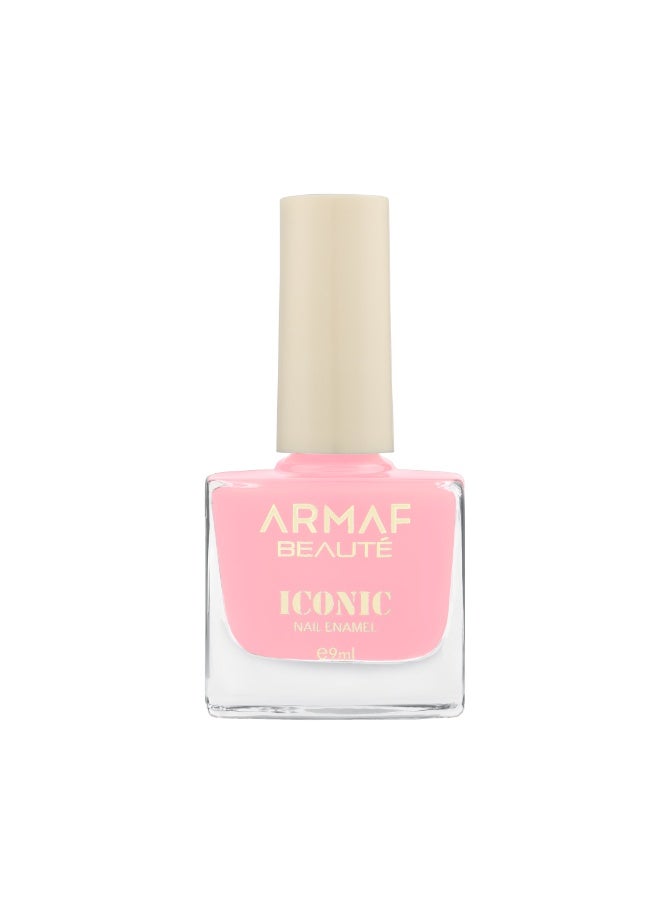 Armaf Beaute أرماف بيوتي أيكونيك طلاء أظافر 010 لولي بوب، 9 مل | طلاء أظافر بلمعان عالي | تركيبة مقاومة للتقشير | لمسة نهائية ناعمة ولامعة | طويل الأمد وسهل التطبيق - Image 1