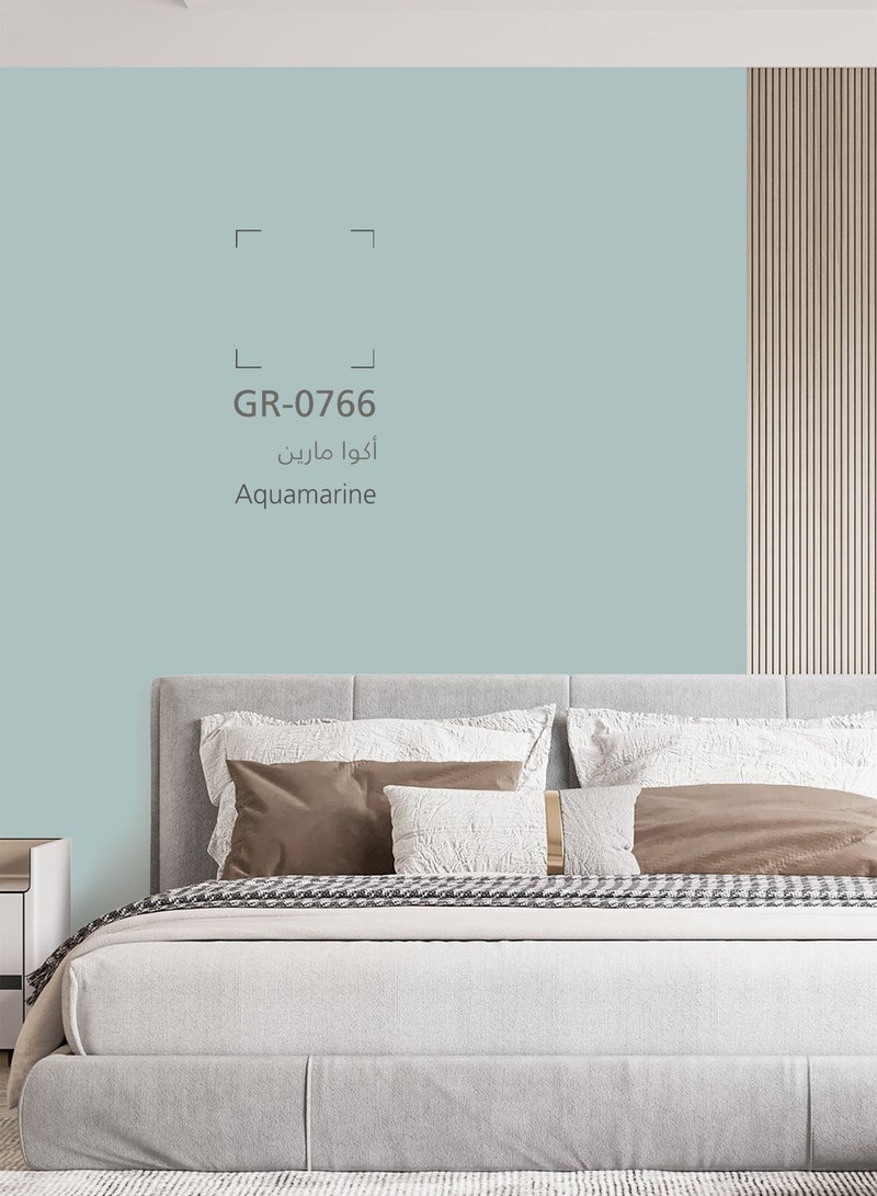 دهانات الجزيرة جرين دهان جدران داخلية مطفي (اللون : أكوا مارين) 3لتر - Image 2