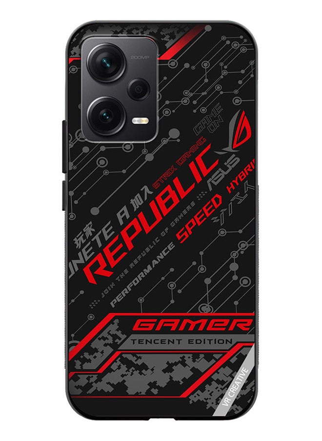 Protective Case Cover For Xiaomi Redmi Note 12 Discovery Gamer Tencent Edition Design Multicolour