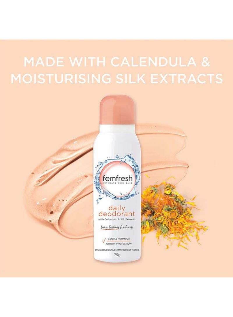 femfresh Intimate skin care Daily Wash 250ml & Daily deodorant 125ml - Image 3