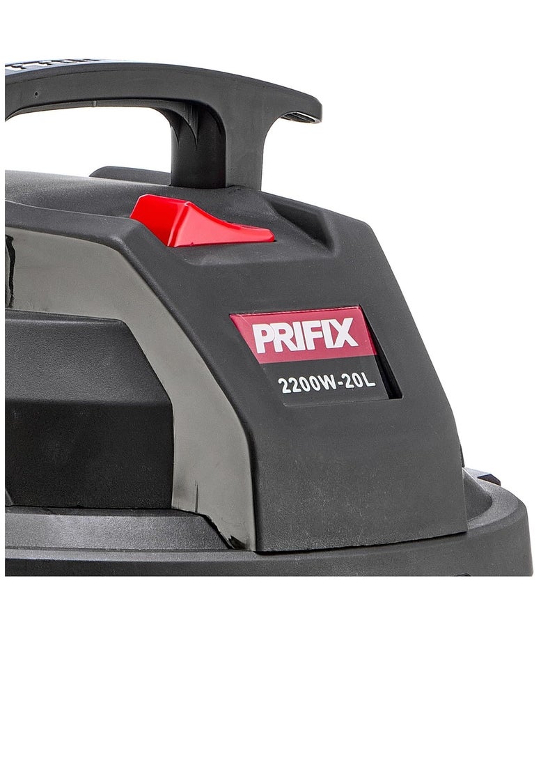 Prifix - prifix vacuum cleaner Contains a cleaning bag 2200 W - 20 liters - Silver - Image 1
