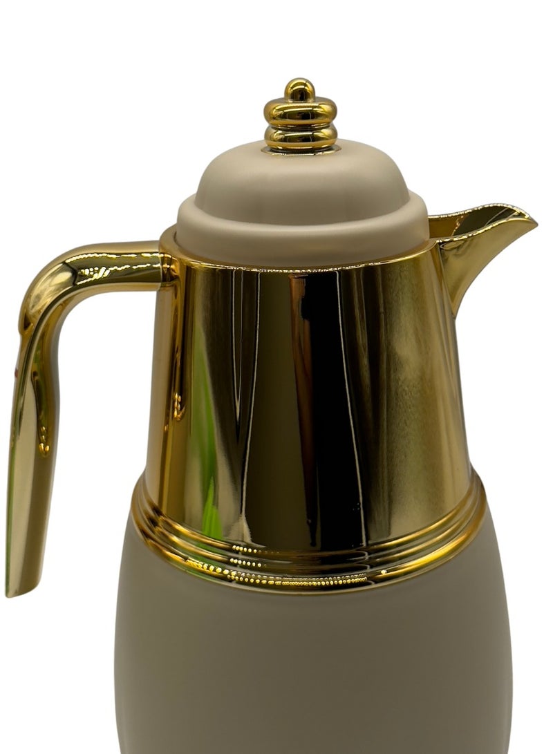 AL-GANNAS 2 Peice Thermos Set for Tea & Coffee | 1L & 0.7L | High-Quality with 2-Year Heat Retention Warranty | Elegant New Design - Image 3