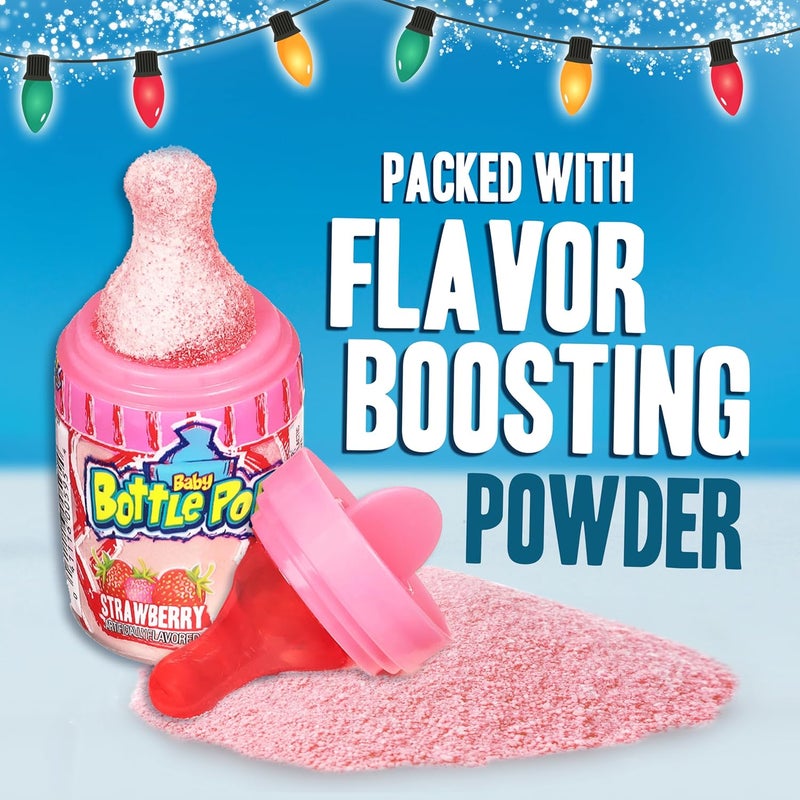 Baby Bottle Pop Halloween Candy Variety Pack - 10 Count Bulk Lollipops with Dipping Powder - Image 4