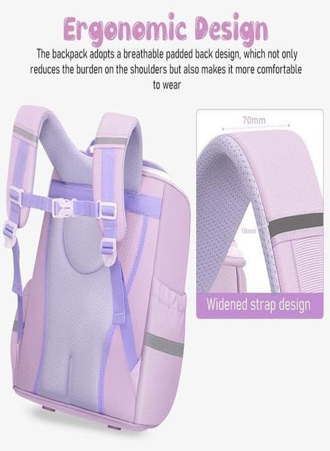 VAJASIL Unicorn School Bags for Kids Girls 8-12, Astronaut Boys' Book Bag, Kids Backpacks for Preschool Kindergarten Primary school, Elementary with Adjustable Strap Side Pocket - Image 3