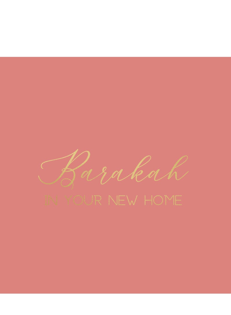 Peacock Supplies Luxury Foiled Greeting Card  Barakah In Your New Home - Image 2
