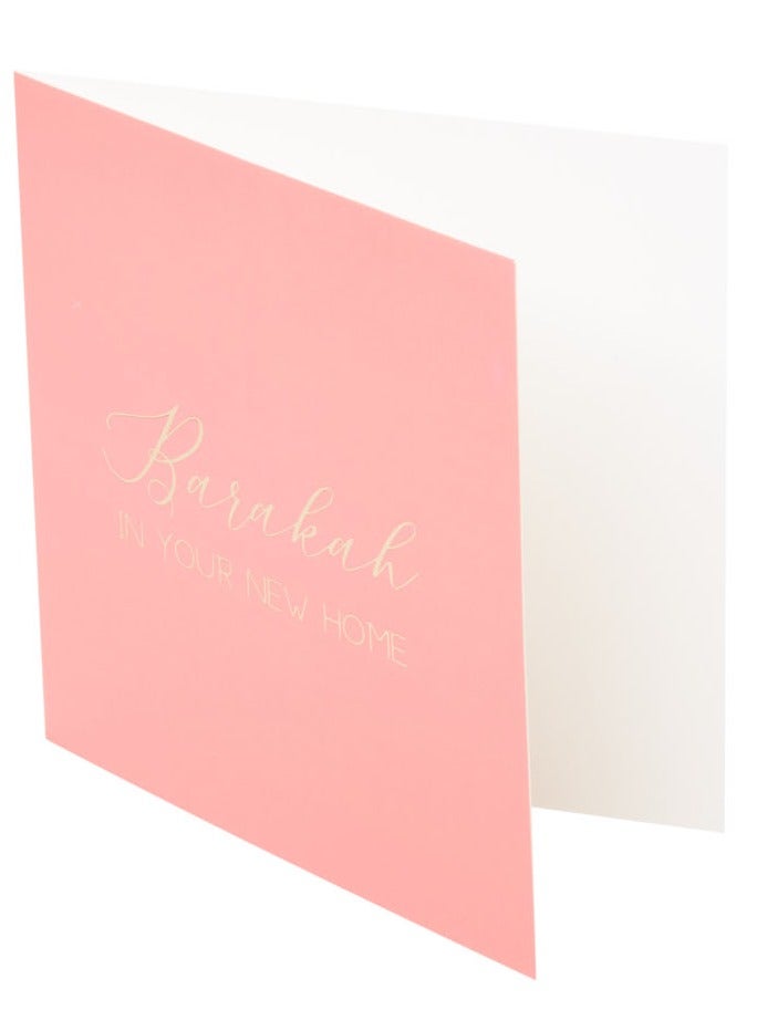 Peacock Supplies Luxury Foiled Greeting Card  Barakah In Your New Home - Image 3