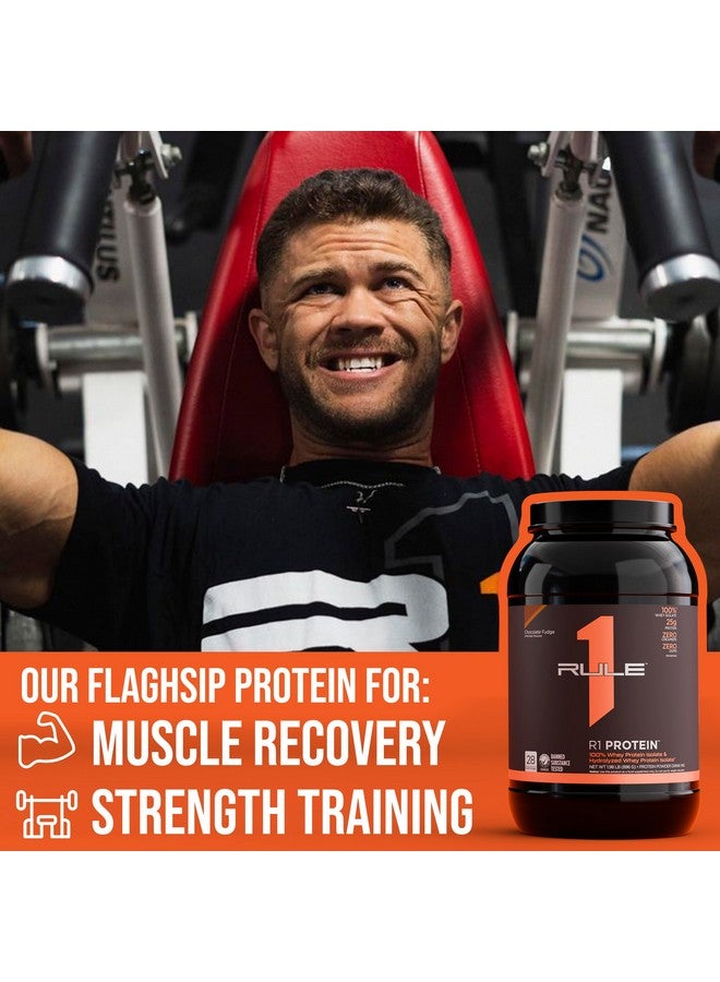 رول 1 بروتينز بروتين R1 من Rule One Proteins - مسحوق بروتين معزول ومحلل سريع المفعول بنسبة 100% مع 6 جم من الأحماض الأمينية المتفرعة السلسلة (2 رطل*، كعكة عيد الميلاد) - Image 4