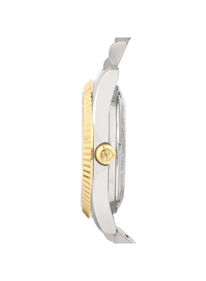 ويست إند ووتش كو West End Women's Silver Tone Case Green Dial Automatic Watch 6858.20.3330 - Image 4