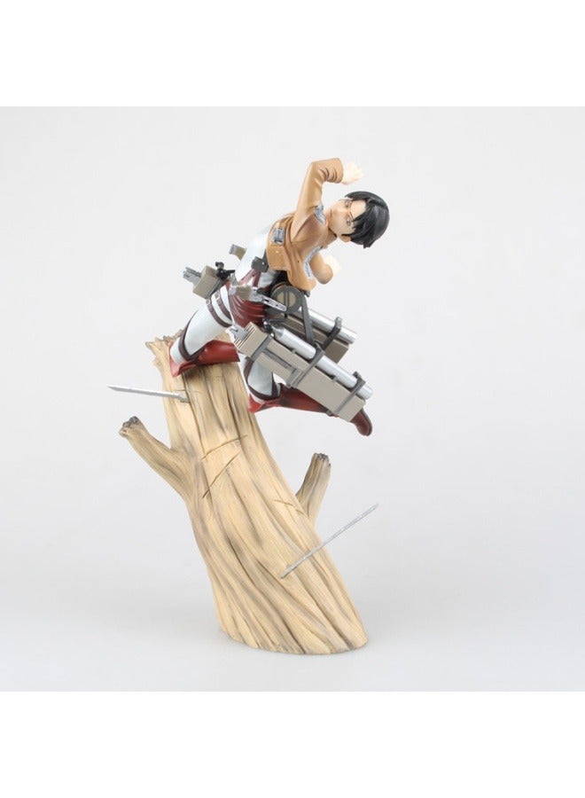 general Attacking Giant Liwell Soldier Chief Trunk Standing Combat Version Soldier Chief Movable Doll Model Decoration Desktop Decoration Toy Gift for Family and Friends  - Image 4
