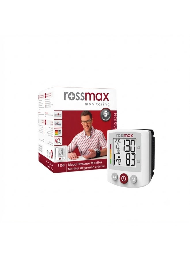 روزماكس جهاز قياس ضغط الدم الرقمي من المعصم روزماكس Rossmax S150 – دقة سويسرية وقياس سريع - Image 1