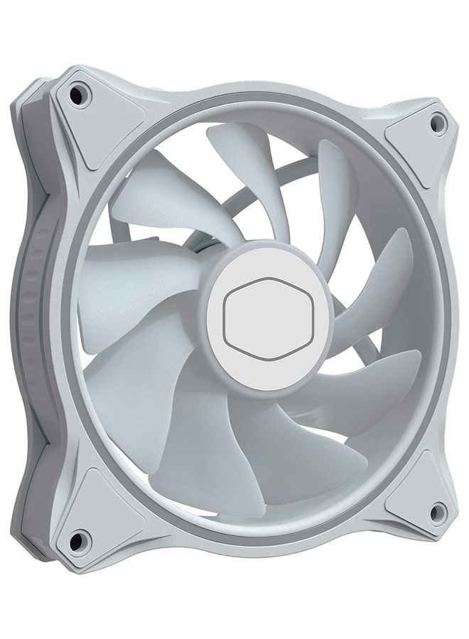 كولر ماستر Master Fan Mf120 Halo 3 في 1 مراوح ثنائية حلقة Argb إضاءة قابلة للتخصيص 120 مم Pwm ضغط ثابت Argb رأس موسع لحقيبة الكمبيوتر السائل ومبرد الهواء - Image 5