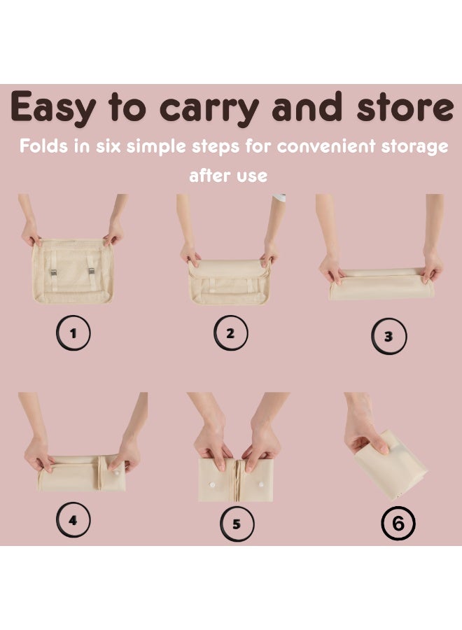 مجموعة مكعبات تعبئة السفر مكونة من 7 قطع - منظمات أمتعة متينة مزودة بسحابات شديدة التحمل للملابس والأحذية وأدوات النظافة الشخصية والأغراض الأساسية - حقائب تخزين سفر متعددة الأحجام للحقائب المنزلية والنادي الرياضي ورحلات العمل - هدية مثالية للرجال والنساء - Image 5