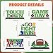 KSKSPE 5 PCS KSKSPE Football Party Decorations Table CenterpiecesFootball Theme Design and Sturdy Wooden for Football Party Favors Decorations Supplies - Image 4