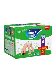 Fine Baby Fine Baby Diapers Box Size (6) - 72 Diapers 