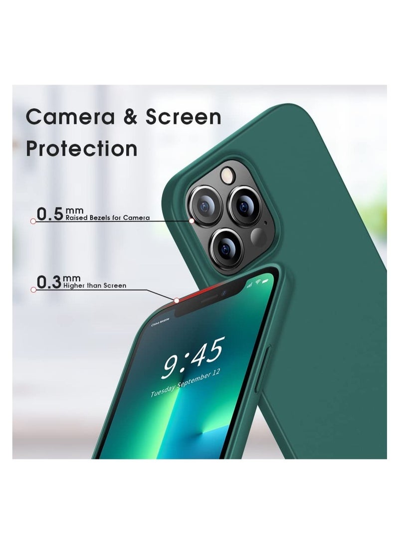 ELTRAZONE Silicone Protective Case Compatible with iPhone 14 Pro Soft Liquid Gel Rubber Cover Shockproof Bumper Anti-Scratch Anti-Fingerprint Anti-Drop Slim Cover for iPhone (for iPhone 14 Pro) - Image 2