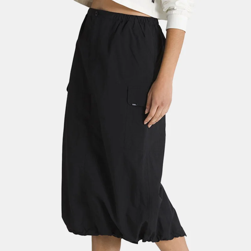 VANS Black Women's Riley Parachute Cargo Skirt for Women | Best Price UAE