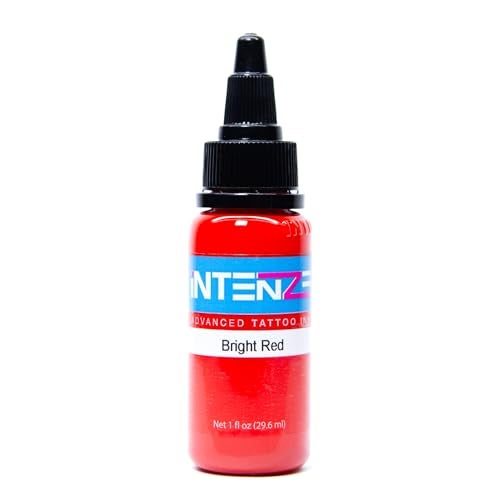 Intenze Tattoo Ink Bright Red 1 oz - Image 1