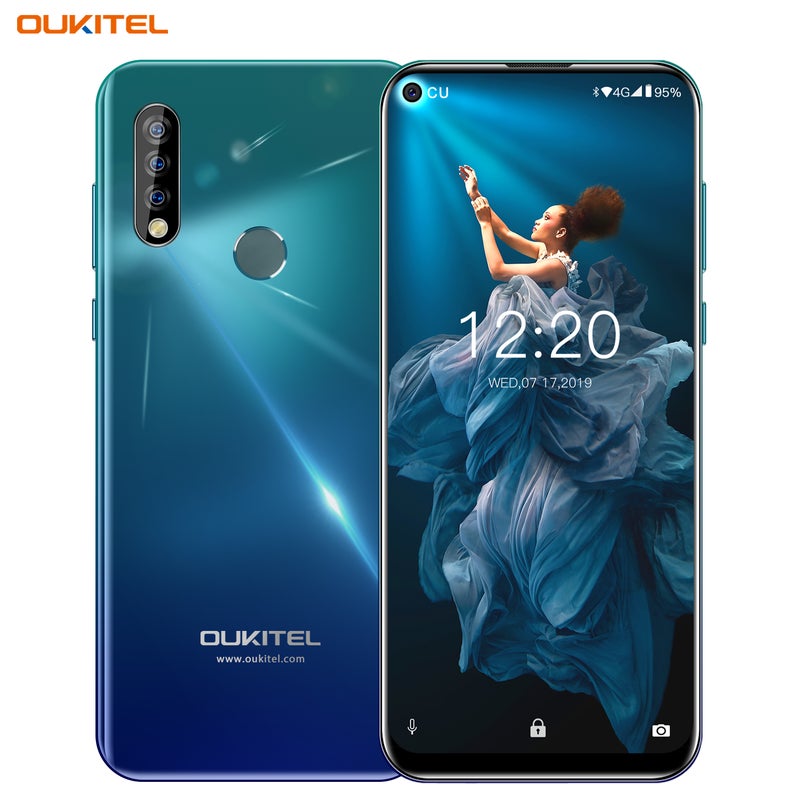 Generic (Unbranded) OUKITEL C17 Pro 6.35'' أندرويد 9.0 19:9 MT6763 4GB 64GB هاتف ذكي مع التعرف على الوجه ثماني النواة 3900mAh كاميرا ثلاثية 4G موبايل تدرج - Image 1