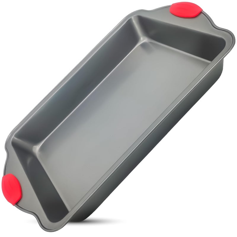 Boxiki Kitchen Nonstick 9x13 Rectangular Cake Pan  Durable Baking Pan for Oven Delights  Sheet Cakes  NonToxic PTFE  PFOA Free