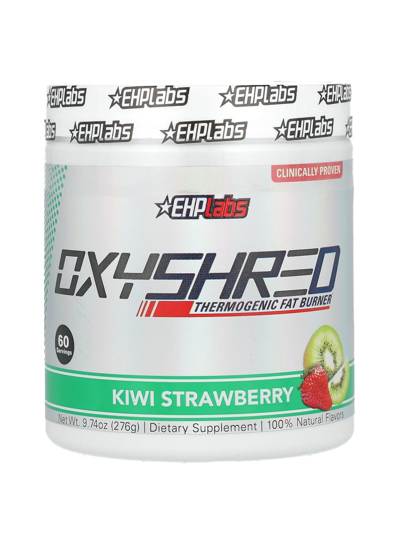 OxyShred, Thermogenic Fat Burner, Kiwi Strawberry, 9.74 oz (276 g)