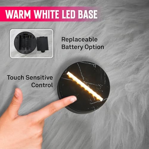 GIFTMEBAZAR 3D Illusion Anime LED Desk Table Lamp with Warm White Light & USB Powered | Anime Lover Gift | Birthday Gift for Anime Fans | Anime Home Decor Light (Sungjinwoo456) - Image 4