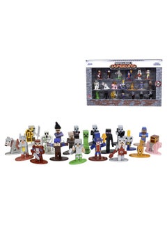 Jada Toys Minecraft Dungeons Nano Metalfigs 1.65" Die-Cast Collectible Figures 20-Pack Wave 4, Toys For Kids And Adults Silver  - Image 2