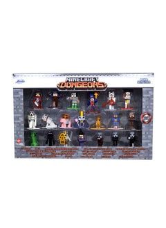 Jada Toys Minecraft Dungeons Nano Metalfigs 1.65" Die-Cast Collectible Figures 20-Pack Wave 4, Toys For Kids And Adults Silver  - Image 3