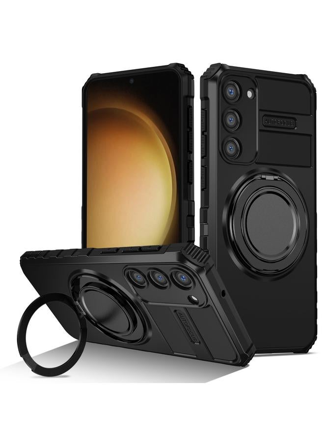 اس-توب جراب لهاتف Samsung Galaxy S23 5G مع حامل مغناطيسي دوار - Image 1
