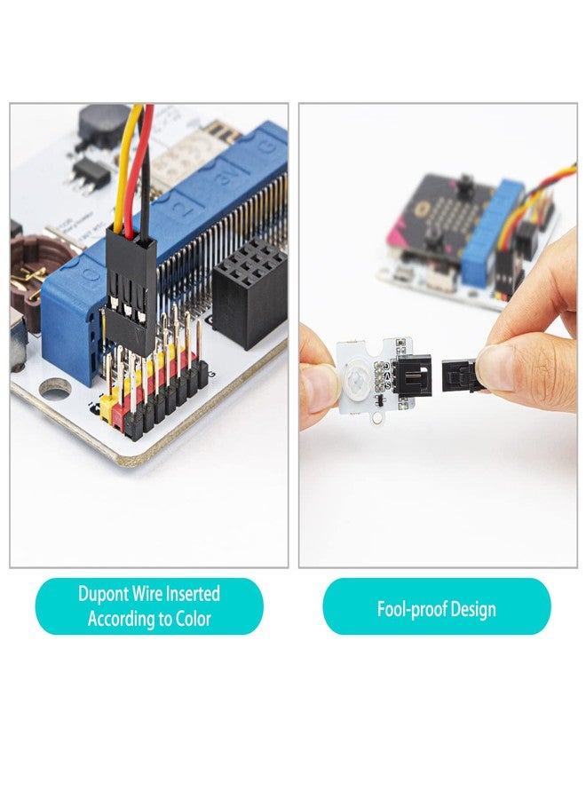EF ELECFREAKS microbit Smart Agriculture Kit Micro:bit Sensor Starter Kit Octopus Series Sensor, DIY Programming STEM kit with Basic Coding Electronics Modules and Wiki Tutorial(Without Micro:bit) - Image 5