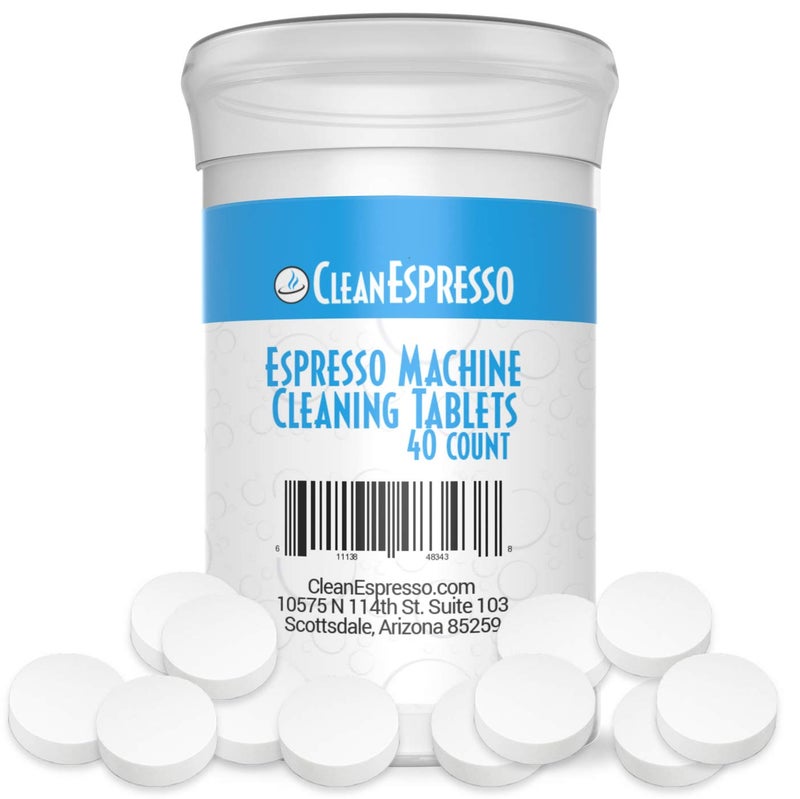 CleanEspresso - Breville Compatible 2 Gram Cleaning Tablets for Espresso Machines - 40 Cleaning Tablets for Breville Espresso Machine - Image 1